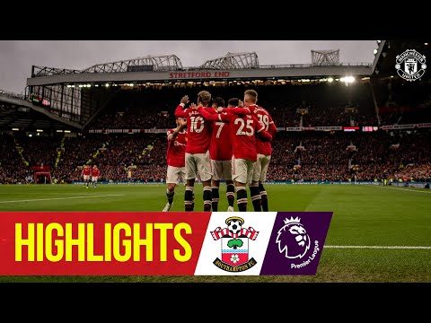 Faits saillants |  Manchester United 1-1 Southampton |  première ligue