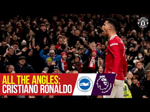 Cristiano Ronaldo |  Tous les angles contre Brighton |  Manchester United 2-0 Brighton & Hove Albion