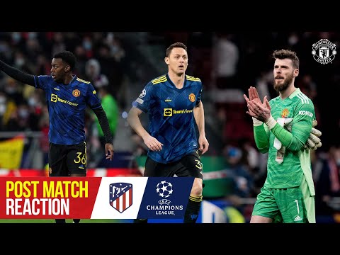 Rangnick, De Gea, Matic et Elanga réagissent au tirage au sort d'Atleti |  Atlético Madrid 1-1 Manchester United |  UCL