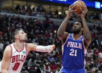 Résultats Nba, Philadelphie écrase Chicago avec 40 points Embiid