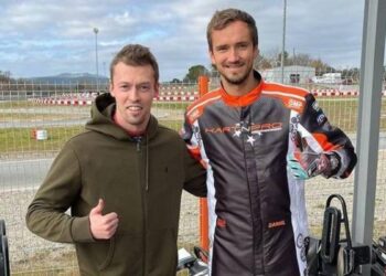 Medvedev, de joueur de tennis à pilote de kart grâce à Kvyat