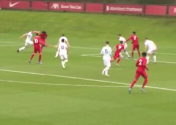 Harvey Blair marque un brillant effort en solo pour les moins de 18 ans de Liverpool