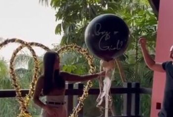 Jose Enrique et sa femme célèbrent la révélation de leur sexe