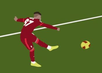 Animation du premier but de Harvey Elliott à Liverpool