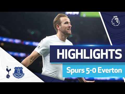 Spurs cinq étoiles THRASH Everton |  POINTS FORTS |  Spurs 5-0 Everton