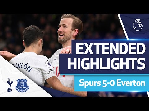Harry Kane en feu !  |  Spurs 5-0 Everton |  POINTS FORTS PROLONGÉS