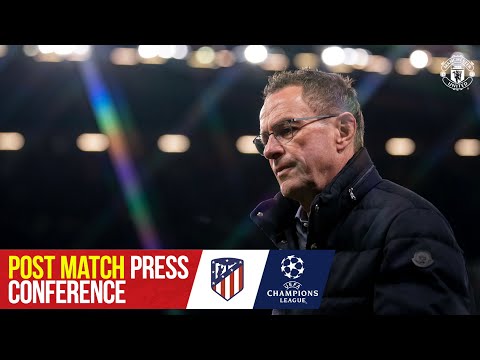 Ralf Rannick |  Conférence de presse d'après-match |  Manchester United 0-1 Atlético Madrid |  UCL