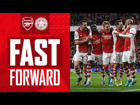 AVANCE RAPIDE |  Arsenal contre Leicester City (2-0) |  Objectifs, compétences, tweets, célébrités et plus