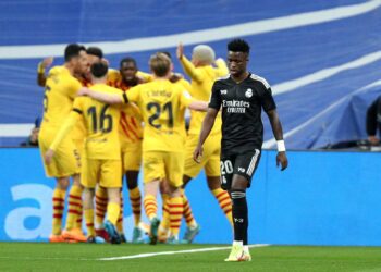 Le troll de Barcelone Vinicius Jr avec une publication sur les réseaux sociaux lors du choc du Clasico