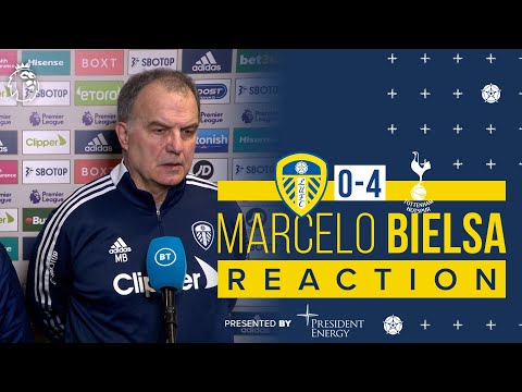réaction de Marcelo Bielsa |  Leeds United 0-4 Spurs |  première ligue