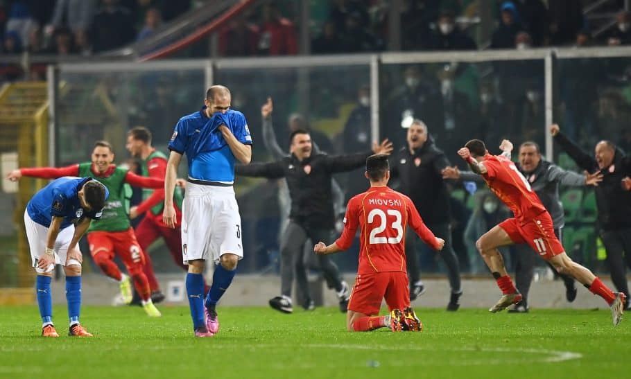 Le record époustouflant de l'Italie en Coupe du monde sur 20 ans mis en évidence après le choc de la Macédoine du Nord