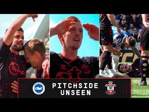 PITCHSIDE INVISIBLE: Brighton & Hove Albion 2-2 Southampton | première ligue