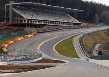 Spa, donc la piste à la courbe de l’Eau Rouge a été modifiée