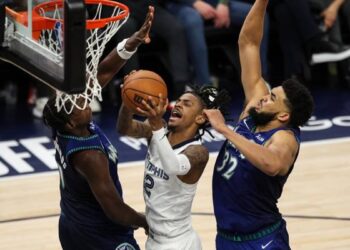 Playoffs NBA : Memphis-Minnesota 114-106, 4-2 et demi-finale avec les Warriors