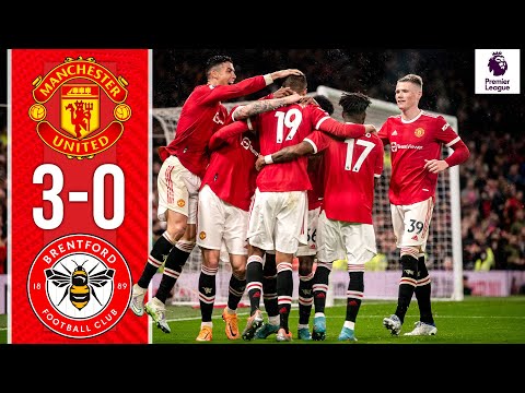 Le premier but uni de Varane !  |  Manchester United 3-0 Brentford |  Points forts