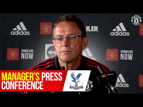 Conférence de presse d'avant-match 🎙 | Crystal Palace contre Manchester United | première ligue