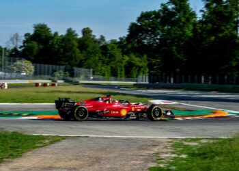 F1, Leclerc, Ferrari.  Monza