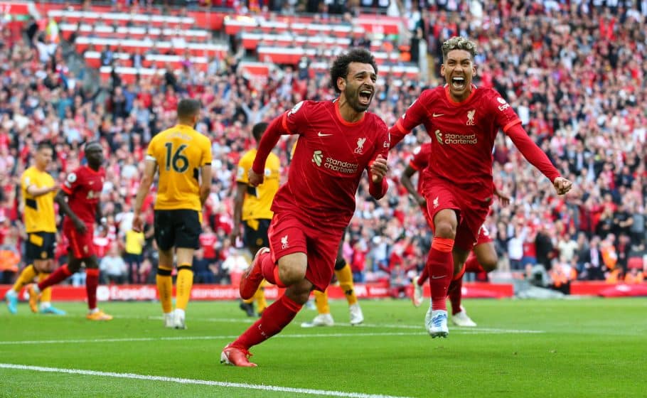 Photo: Le moment où les célébrations de Mo Salah ont été interrompues par le mot de Man City prenant la tête contre Villa