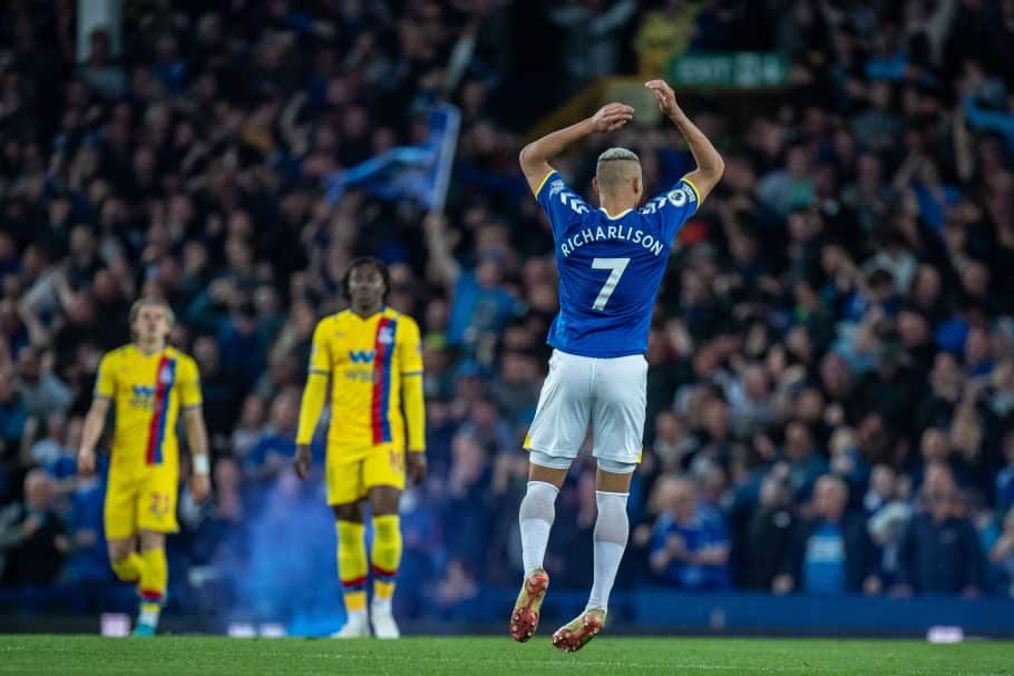 La star d'Everton, Richarlison, se moque de Liverpool après avoir échoué dans la course au titre