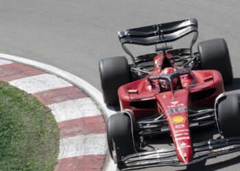 F1 Canada, Verstappen plus rapide que Ferraris en FP2.  Moteur inconnu pour Leclerc