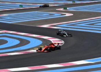 F1 GP France, analyse de piste avec points de freinage et points clés