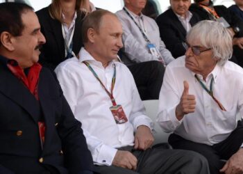 Ecclestone pro-Poutine : « Je prendrais une balle pour lui ».  F1 : « Contrairement à nos valeurs »
