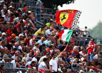 Saisie de la nouvelle fan zone du GP de F1 de Monza