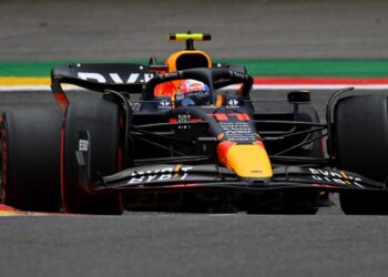 F1 Belgique, Perez le plus rapide en FP3.  Sainz troisième, vrille pour Leclerc