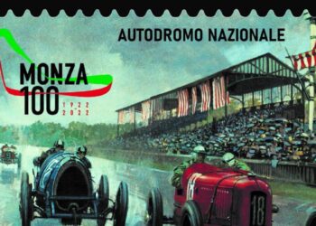 Timbre spécial F1 GP Monza pour le 100e anniversaire de l’Autodromo