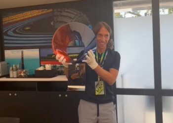 Voici le trophée du vainqueur du GP de Monza – Video Gazzetta.it