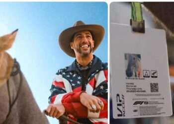 F1 GP USA, Daniel Ricciardo exagère : il donne un pass Vip à son cheval au Texas