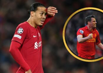 Carragher répond au camouflet de van Dijk avec une statistique clé