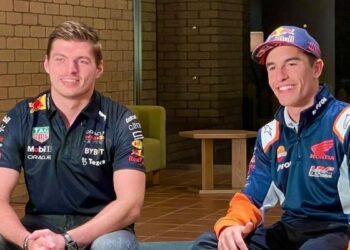 F1, Verstappen révèle : « Marquez est un guerrier.  Et j’aimerais essayer un MotoGP »