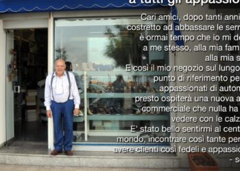 Mort Ciccio di Cefalù, ses chaussures de course des champions de Formule 1