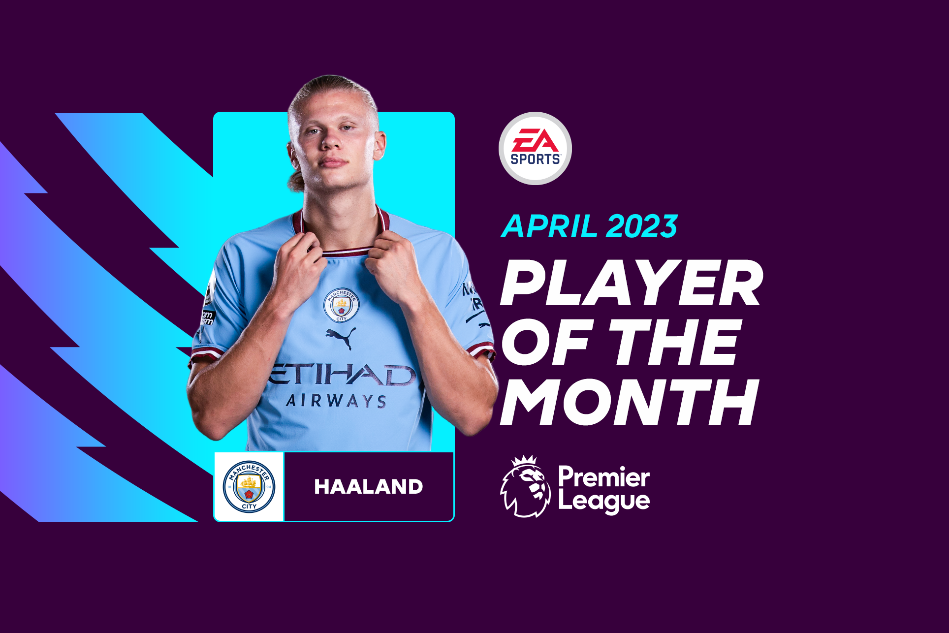 Haaland remporte le prix EA SPORTS du joueur du mois