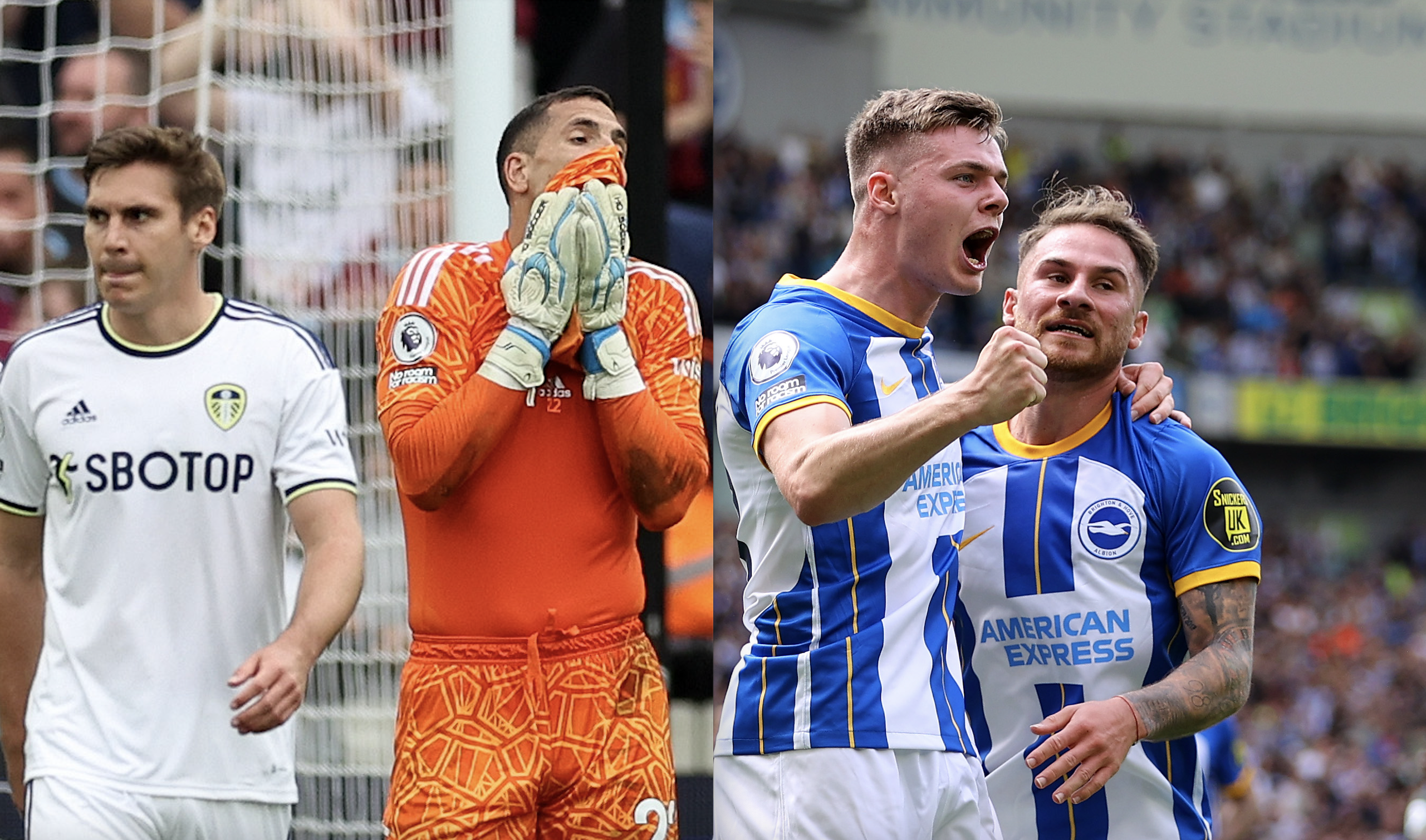 Leeds au bord de la relégation alors que Brighton sécurise l'Europe