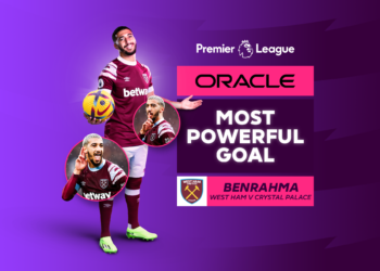 Benrahma remporte le prix de l'objectif le plus puissant d'Oracle