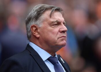 L'entraîneur-chef de Leeds United, Sam Allardyce, le 6 mai 2023