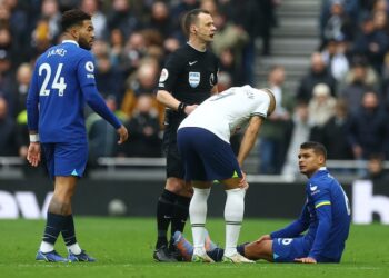 Thiago Silva tombe blessé pour Chelsea le 26 février 2023