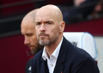 L'entraîneur-chef de Manchester United, Erik ten Hag, le 7 mai 2023