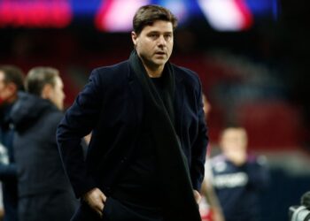 Mauricio Pochettino à la tête du Paris Saint-Germain en décembre 2021