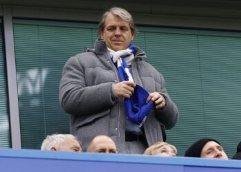 Todd Boehly, copropriétaire et président de Chelsea, avant le match du 4 mars 2023