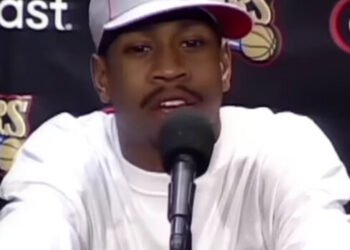 Allen Iverson explique la conférence de presse « Parler de la pratique »