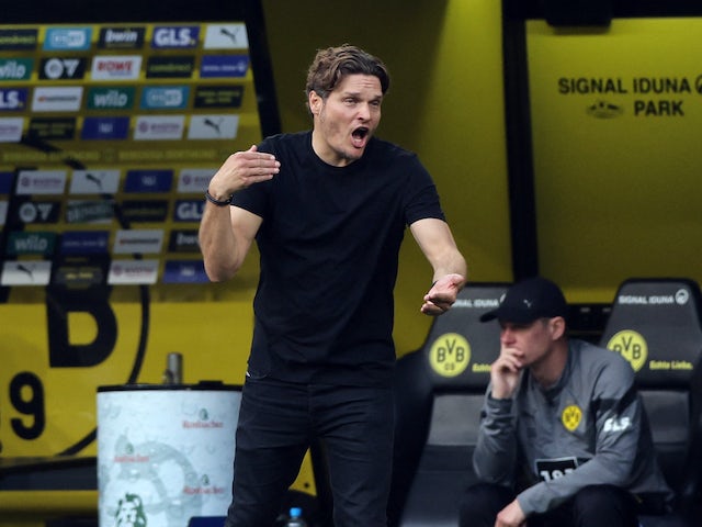 L'entraîneur du Borussia Dortmund Edin Terzic le 13 mai 2023