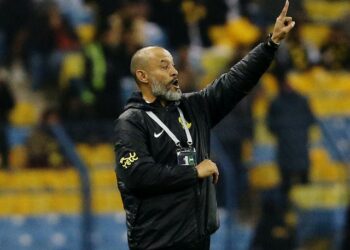 L'entraîneur d'Al Ittihad Nuno Espirito Santo le 26 janvier 2023