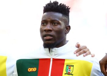 Andre Onana du Cameroun photographié le 24 novembre 2022