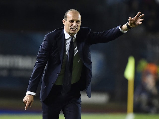 L'entraîneur de la Juventus Massimiliano Allegri réagit le 22 mai 2023