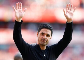 Le manager d'Arsenal Mikel Arteta photographié le 28 mai 2023