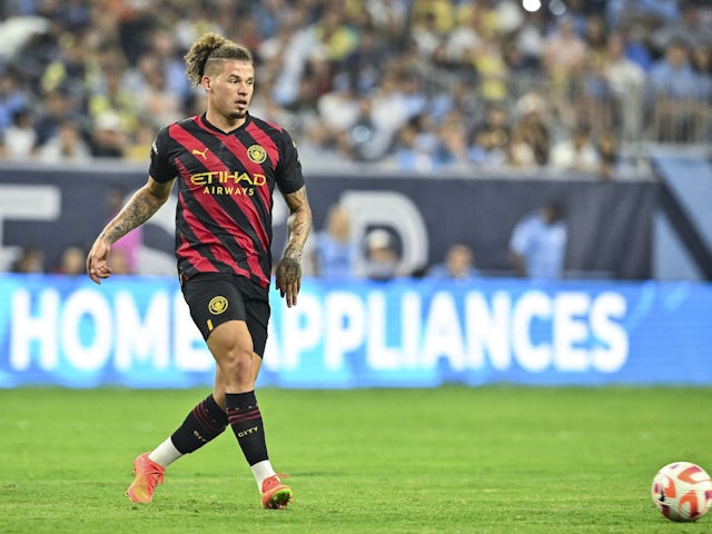 Kalvin Phillips en action pour Man City le 20 juillet 2022