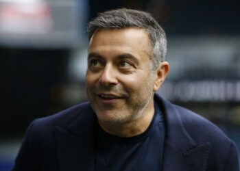 Le propriétaire de Leeds United, Andrea Radrizzani, photographié le 6 août 2022